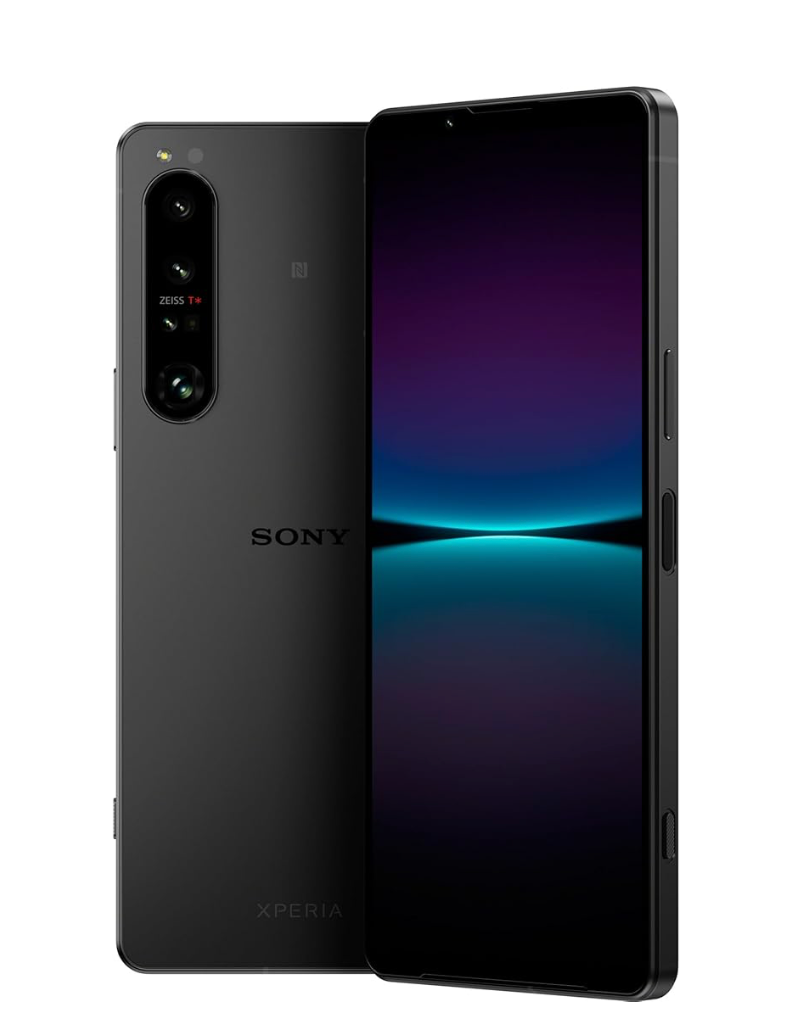 Sony Xperia 1 IV - 6.5 Inch 21:9 Wide 4K HDR OLED display - 120Hz Refresh rate - True Optical Zoom (with ZEISS T* coating) - 3.5 mm audio jack - Android 12 - SIM free - Dual SIM hybrid - Black