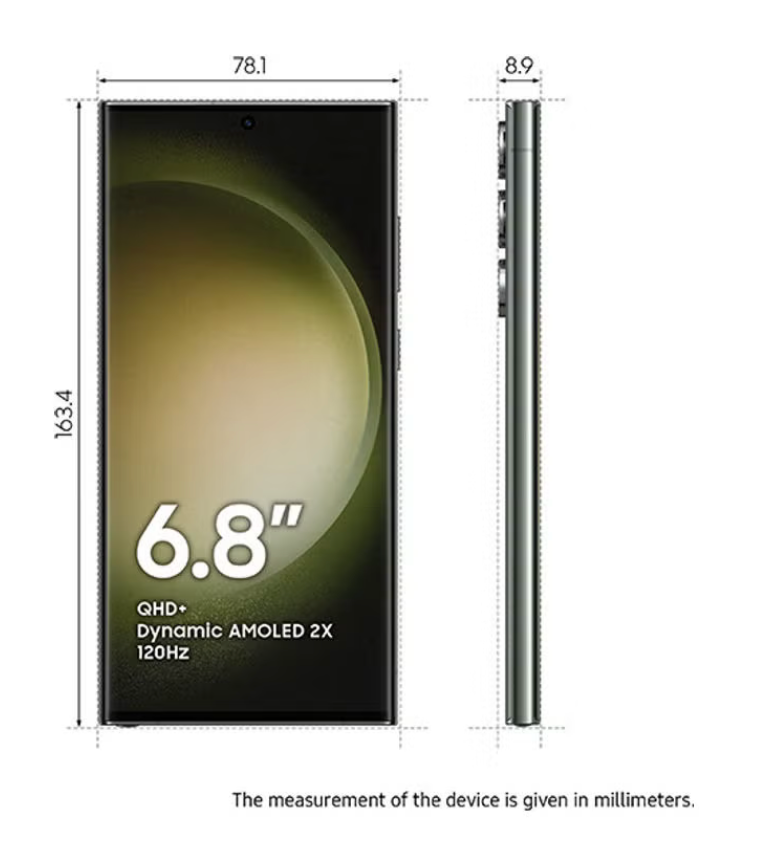 Galaxy S23 Ultra 5G Dual SIM Green 8GB RAM 256GB - International Version